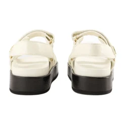 New e Læder Sportssandaler - Velcrolukning Dame Sandaler