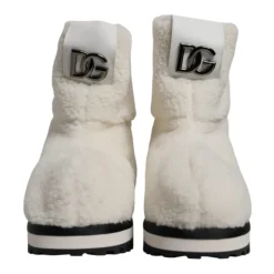 Clearance e Shearling Mid Calf Støvler Vinterstøvler