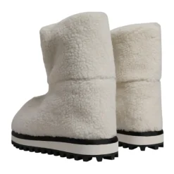 Clearance e Shearling Mid Calf Støvler Vinterstøvler