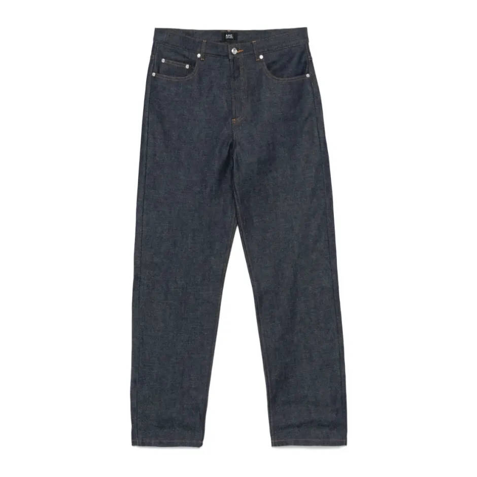 Indigo Denim Straight Leg Jeans Jeans