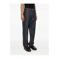 Indigo Denim Straight Leg Jeans Jeans