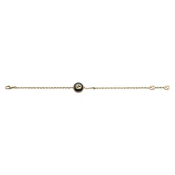 Best Interlocking armbånd i t d, onyx og diamant Dame Smykker