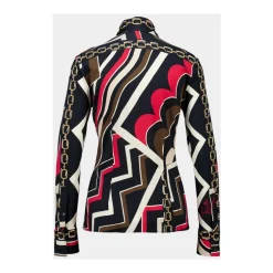 Best Istrice Print Langærmet Jersey Skjorte Dame Bluser & Skjorter