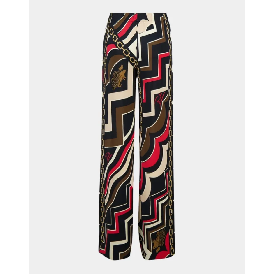 Best Istrice Print Straight-Leg Bukser Dame Bukser