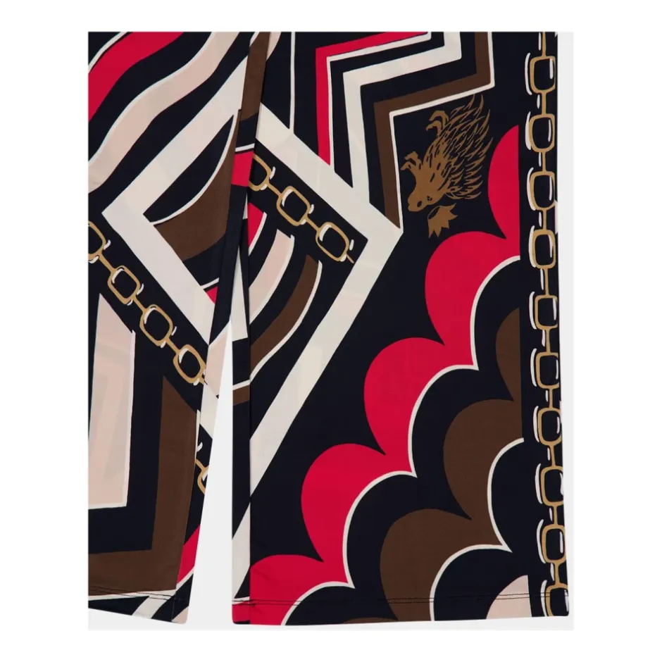 Best Istrice Print Straight-Leg Bukser Dame Bukser