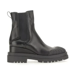 Best Italienske Gaucho-støvler i læder Dame Chelsea Boots
