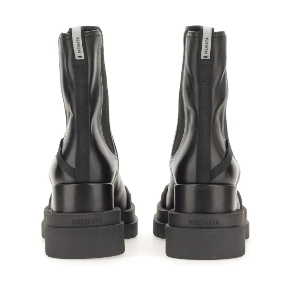 Best Italienske Gaucho-støvler i læder Dame Chelsea Boots