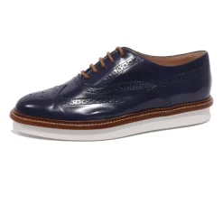 Outlet Italienske Oxford-sko med brogue-detaljer Dame Snøresko