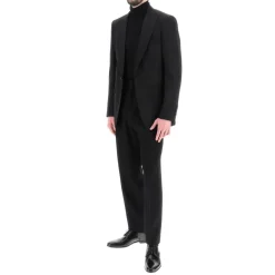 Jacquard Details Tuxedo Jakke Jakkesæt