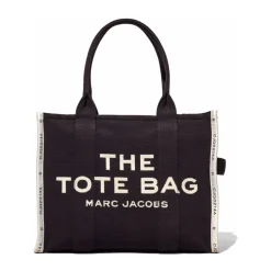 Hot Jacquard Stor Tote Taske Dame Indkøbstasker