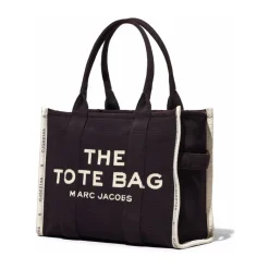 Hot Jacquard Stor Tote Taske Dame Indkøbstasker