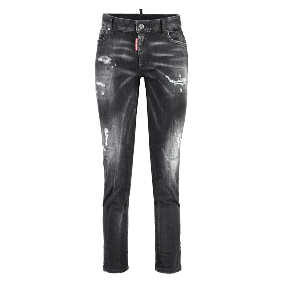 Sale Jeans med slidt look Dame Jeans