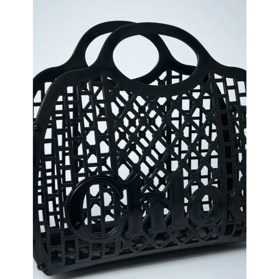 Jelly Tote Taske med Logo Motif Dame Håndtasker