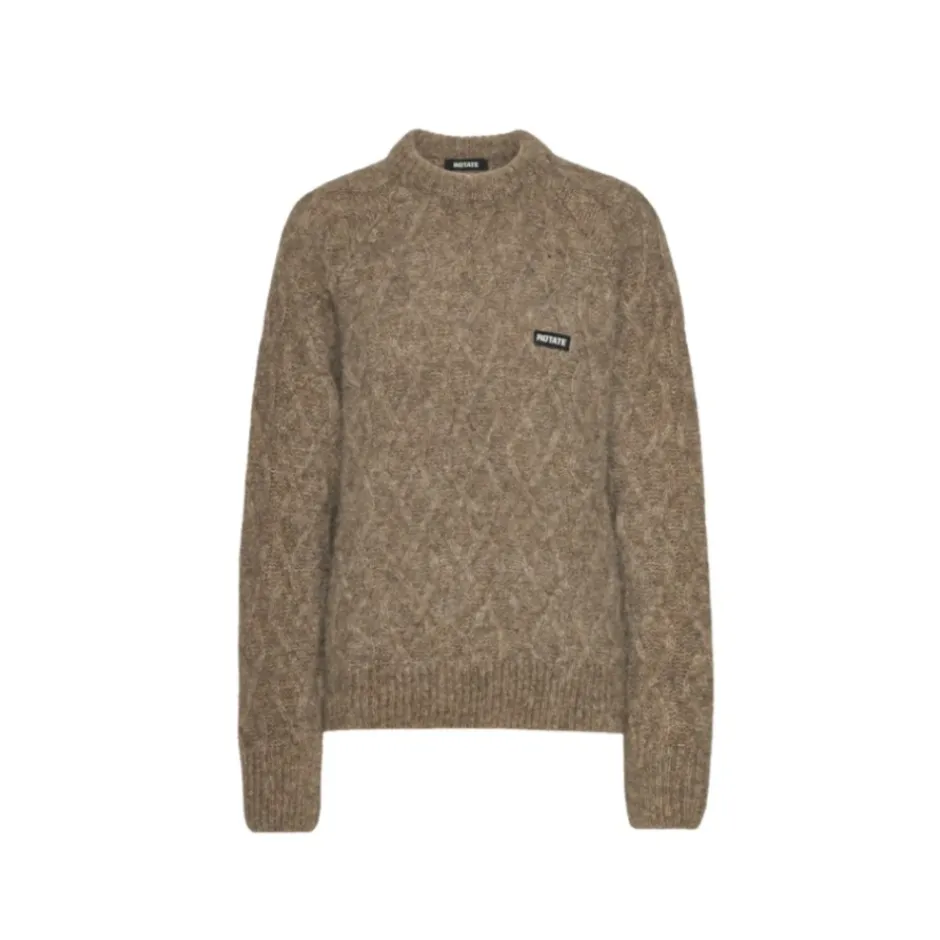Sale Jersey de punto esponjoso Dame Striktrøjer & Sweatere