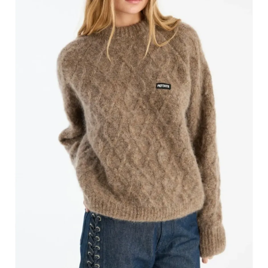 Sale Jersey de punto esponjoso Dame Striktrøjer & Sweatere