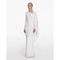 Outlet Jersey Drape Maxi Dress Dame Kjoler