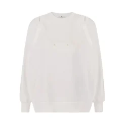 Jersey Sweatshirt med udskæringer Dame Sweatshirts