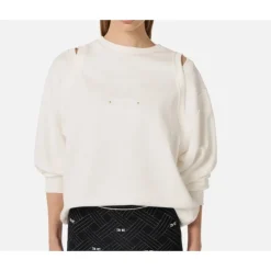 Jersey Sweatshirt med udskæringer Dame Sweatshirts