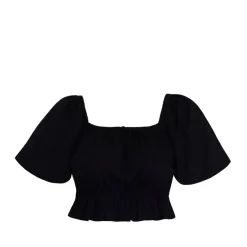 Discount Joseva Cotton-Poplin Top Dame Bluser & Skjorter