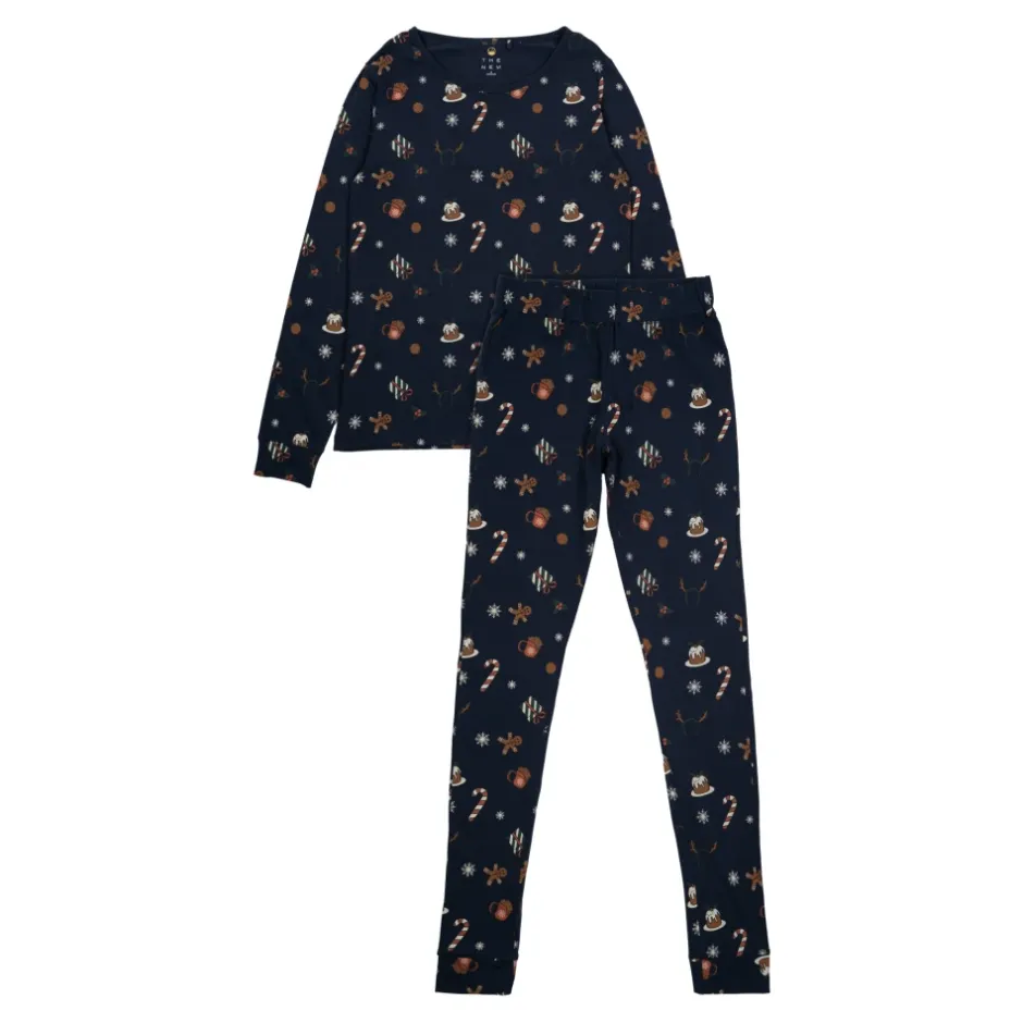 Discount Jule Natsæt Navy Blazer AOP Børn Nattøj