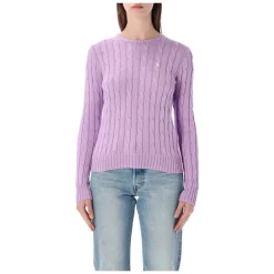 Discount Julianna Cable-Knit Sweater Dame Striktrøjer & Sweatere