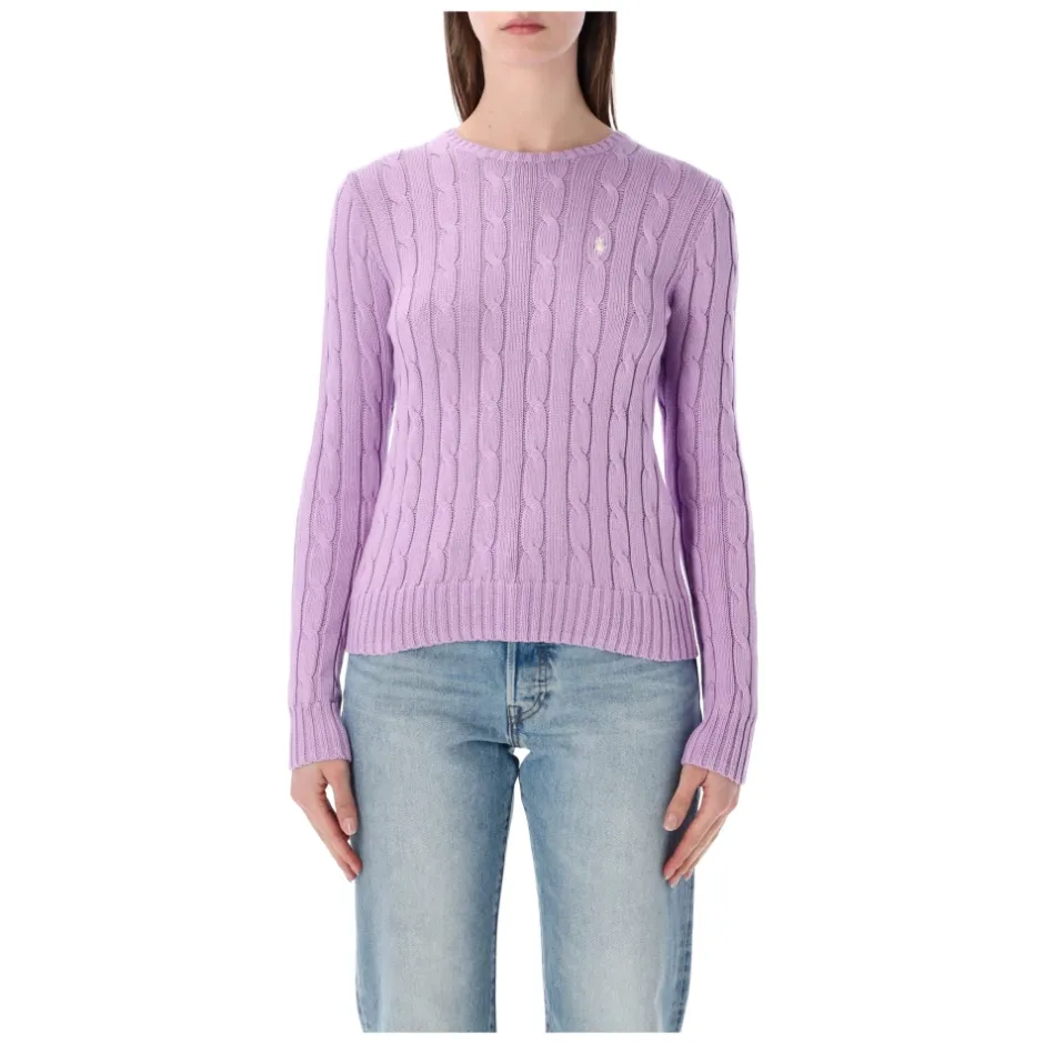 Discount Julianna Cable-Knit Sweater Dame Striktrøjer & Sweatere