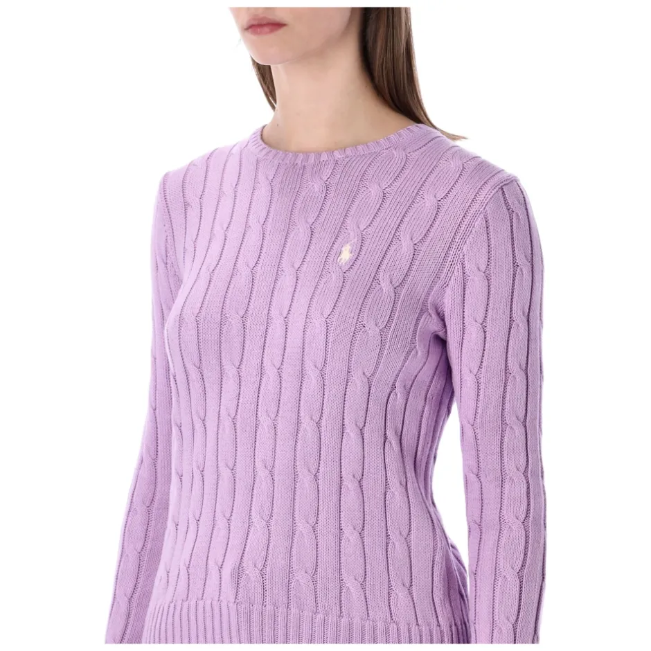 Discount Julianna Cable-Knit Sweater Dame Striktrøjer & Sweatere