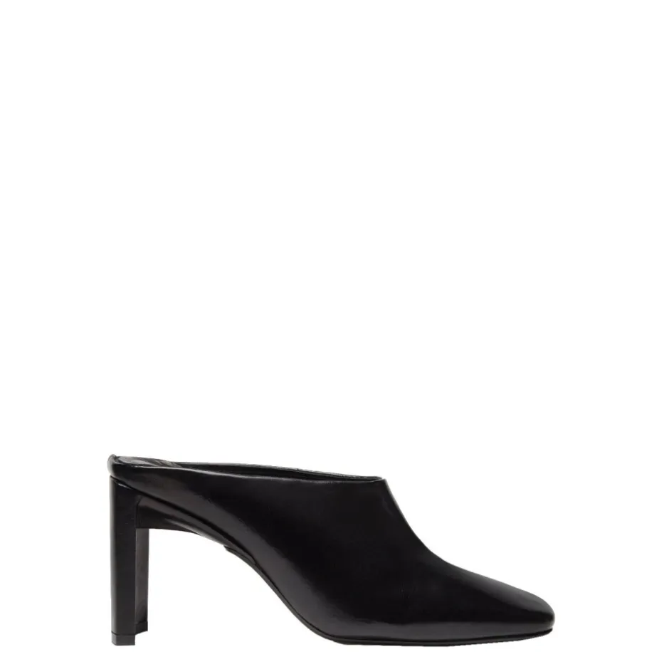 Clearance Justyna Læder Mules Dame Stiletter