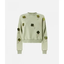 Online Kikoine Cropped Sweatshirt Dame Sweatshirts|Striktrøjer & Sweatere