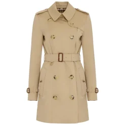 Klassisk Bomuld Trenchcoat Dame Frakker