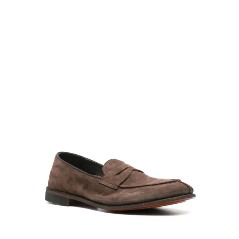 Outlet Klassisk læderloafer sko Loafers