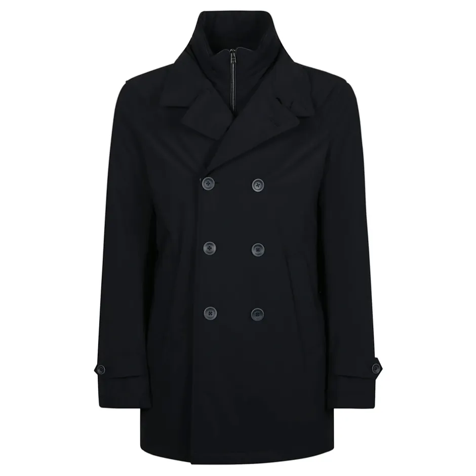 Online Klassisk Peacoat til Mænd Frakker