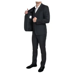 Sale Klassisk Slim-Fit 3-Delt Jakkesæt Jakkesæt