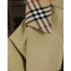 Sale Klassisk Trenchcoat med Revers Dame Frakker