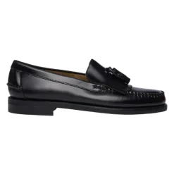 Clearance Klassiske loafers i læder med frynser Loafers