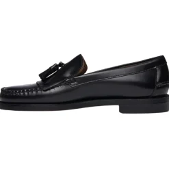 Clearance Klassiske loafers i læder med frynser Loafers