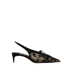Online KM Lace Sling Dame Pumps|Stiletter