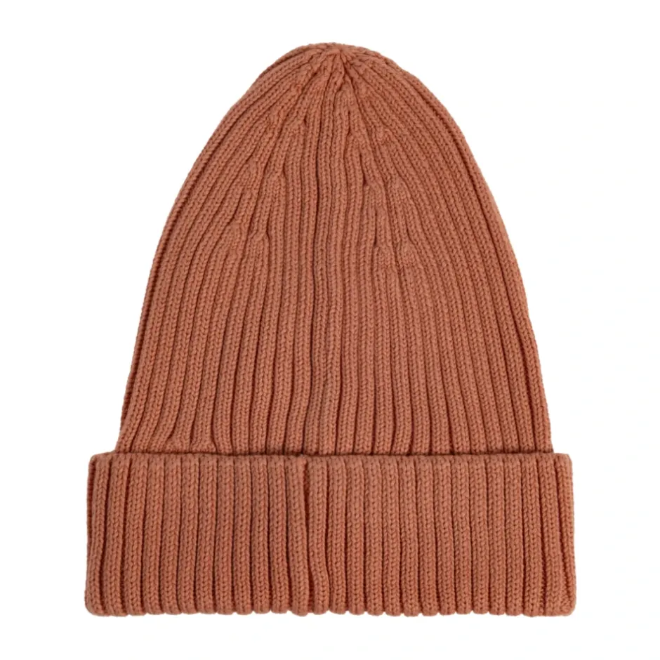 New Knitted Rib Fold Up Hat Børn Huer & Kasketter