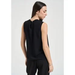 Knot Detail Blouse Dame Bluser & Skjorter