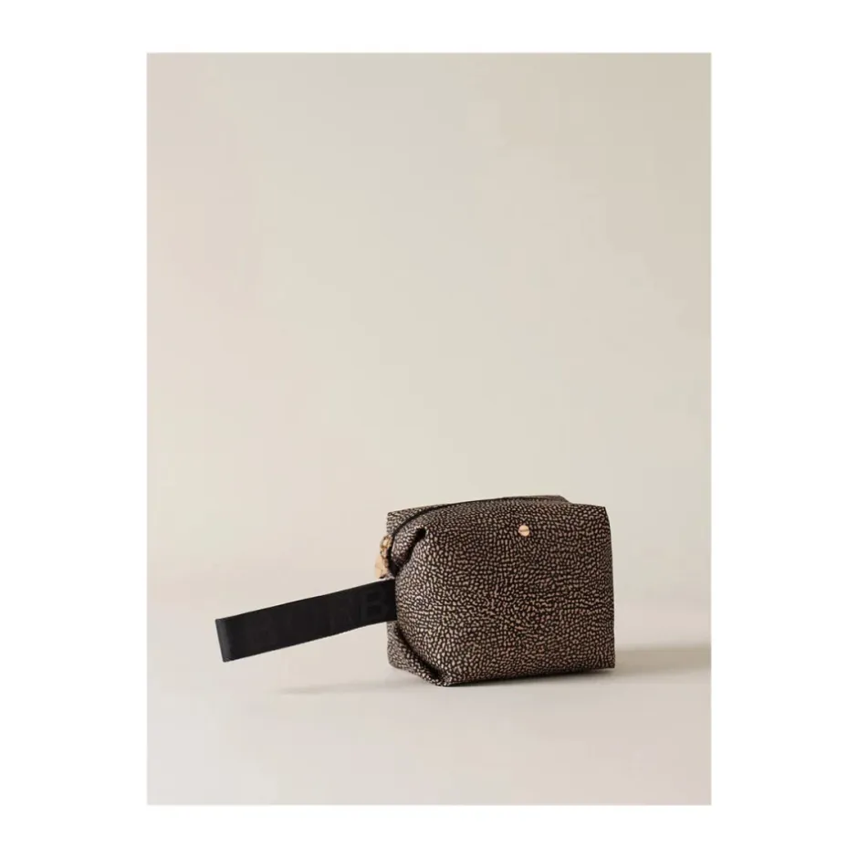 Clearance Kompakt Nylon Toilet Taske Dame Toilettasker