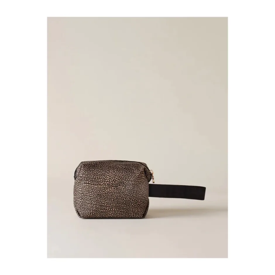Clearance Kompakt Nylon Toilet Taske Dame Toilettasker