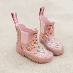 New Kort Gummistøvle - Sommerfugleprint Børn Gummistøvler
