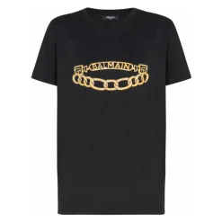 Clearance Kortærmet Kædeprint T-shirt Dame T-Shirts