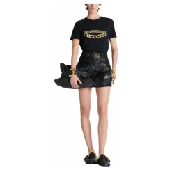Clearance Kortærmet Kædeprint T-shirt Dame T-Shirts