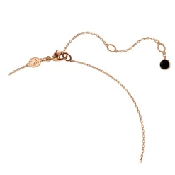 Best Kvinders Vedhæng Svane Sort Rosaguld Legering Lag SWAN 5678045 Dame Smykker