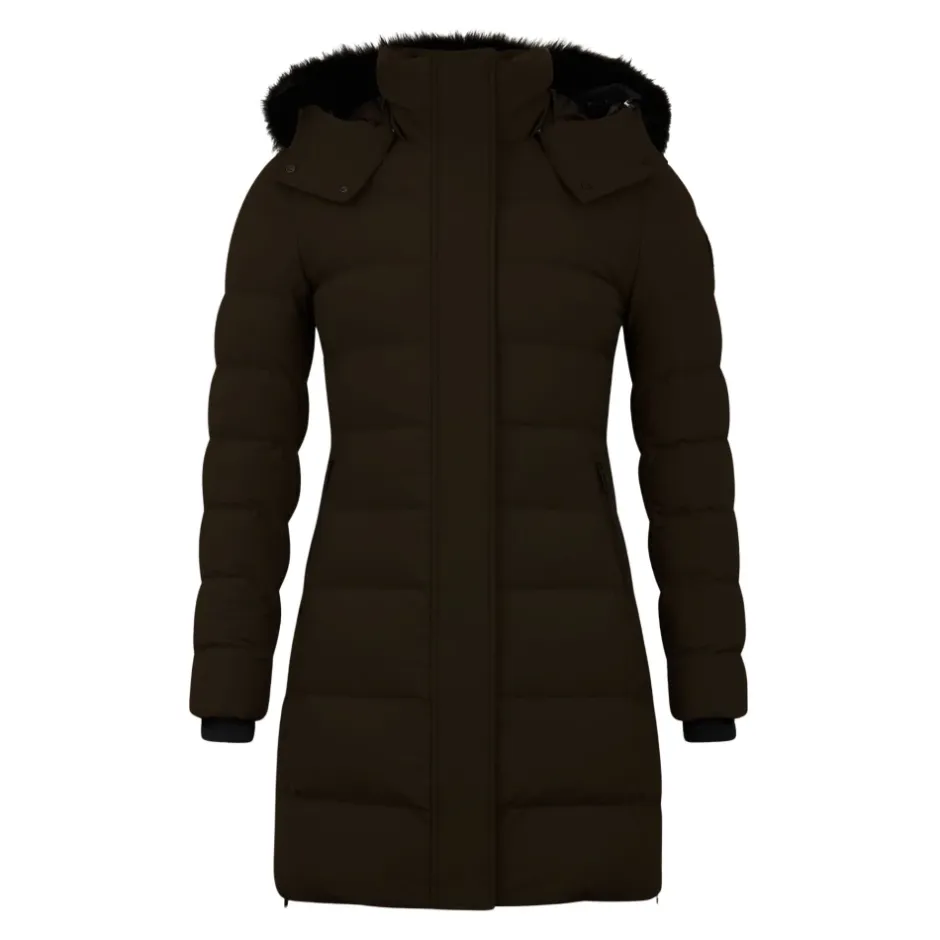 Outlet Kvinders Watershed Parka i Espresso Dame Frakker