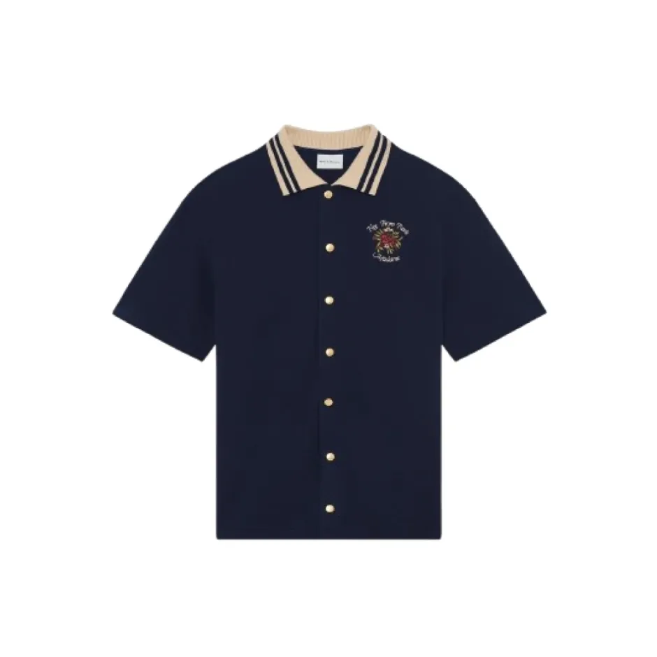 Sale La Chemise Piquée Slogan Rose Skjorter