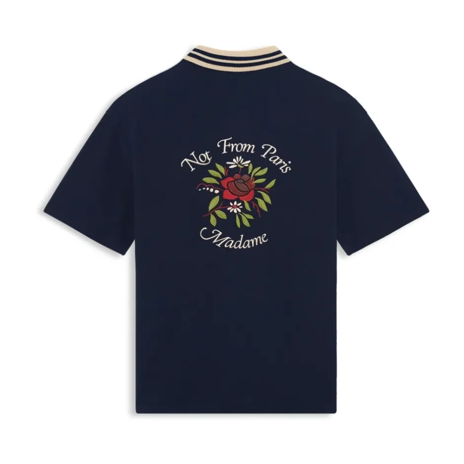 Sale La Chemise Piquée Slogan Rose Skjorter