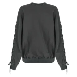 New Lacing Crewneck Dame Sweatshirts