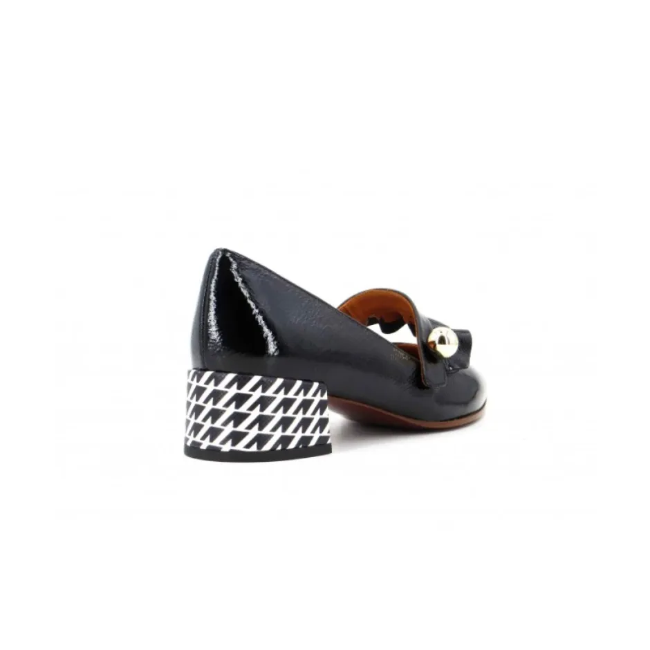 Online Laklæder pumps med metal accessory Dame Pumps|Stiletter